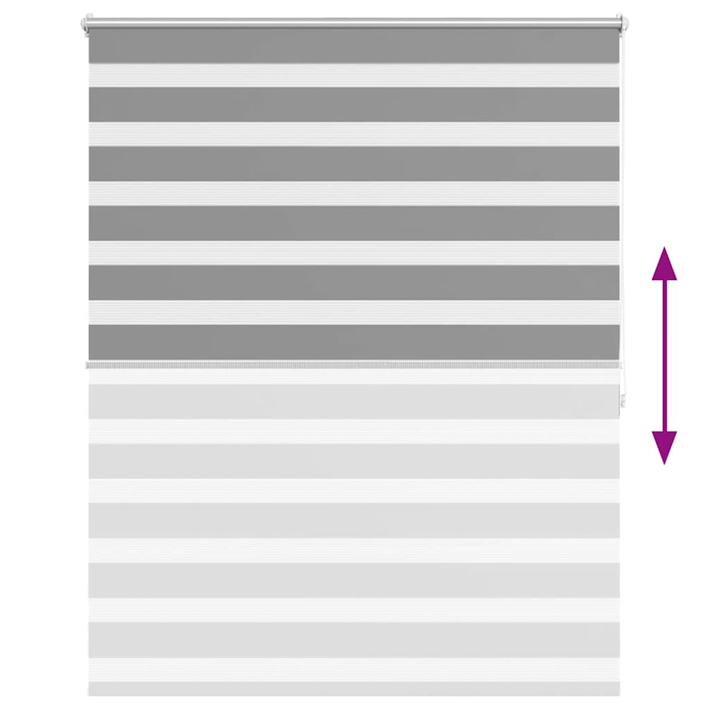 Zebra Blind 140 x 175 cm Grey